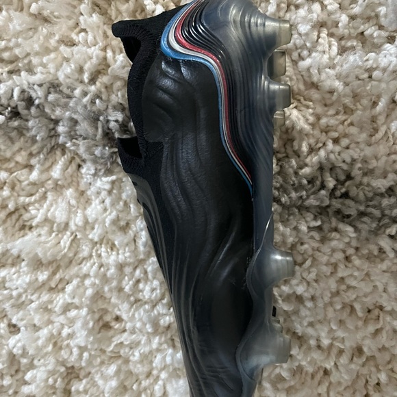 Adidas Copa Sense Laceless, black white red and blue - Picture 4 of 13
